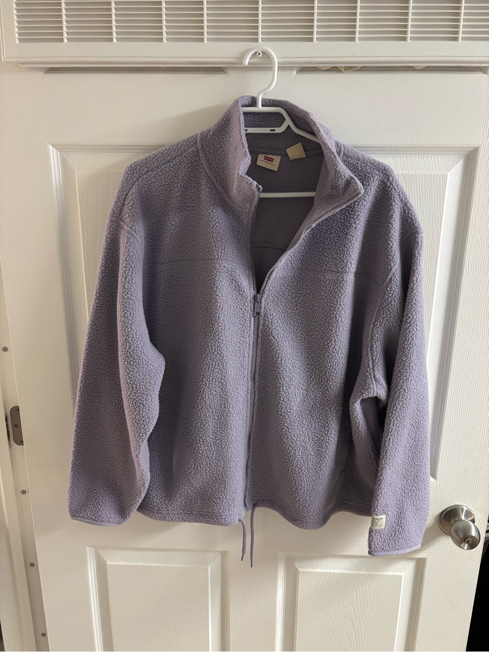 Levi's Lavender Sherpa Full-Zip Jacket